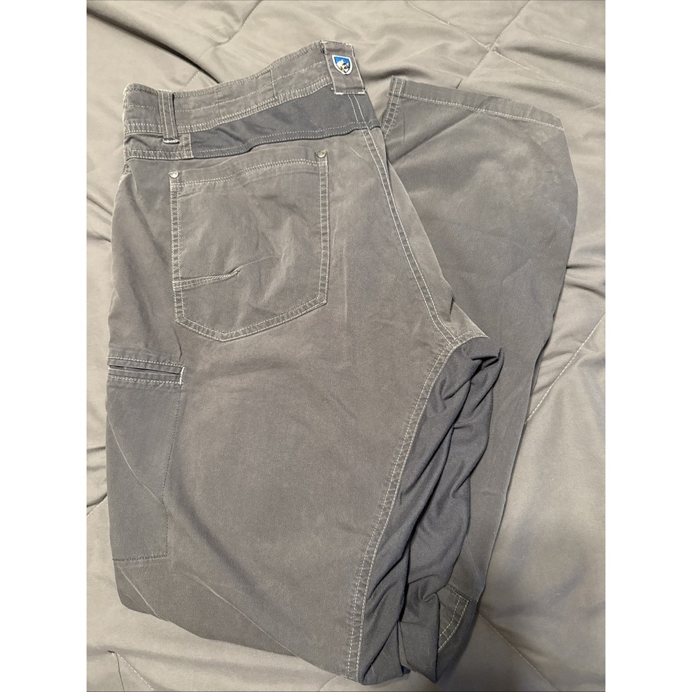 Kuhl Radikl Pants Mens 38x32 Gray Stretch Hiking Outdoor Workwear 7 Pocket